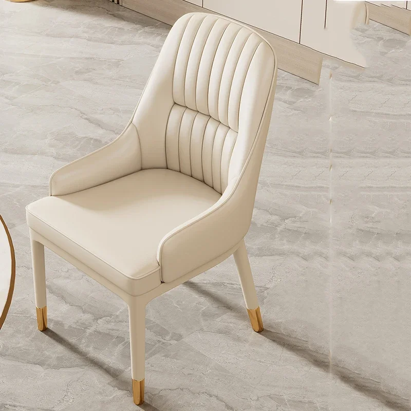 Luxury French Dining Chairs Modern Minimalist Designer Vintage Dining Chairs White Party Muebles De Cocina Home Furniture