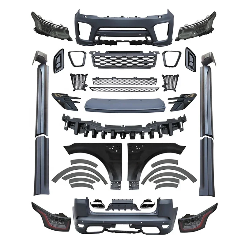 

Body kits for land rover range rover sport L494 2013-2017 facelift 2020 SVR model with lights bumper grilles fenders