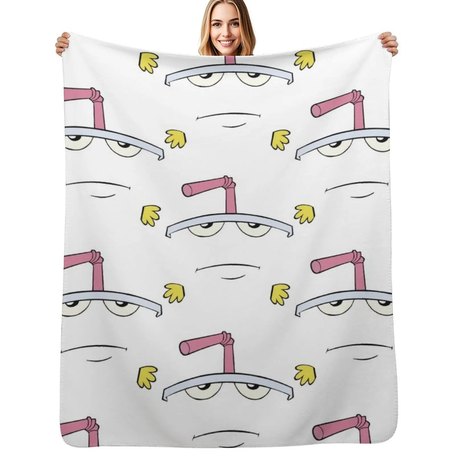 

Aqua Teen Hunger Force - Master Shake Throw Blanket Personalized Gift Travel Quilt for babies Blankets