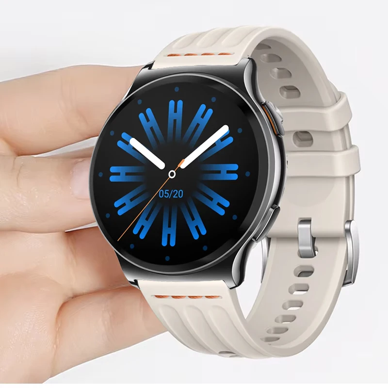 22mm Silicone Strap For Haylou Solar Lite 2/Solar 5/Neo 2 Sport Band For Haylou Watch 2Pro 3 4S/RS5 R8 S8 S6/Solar PlusRT3/Ultra