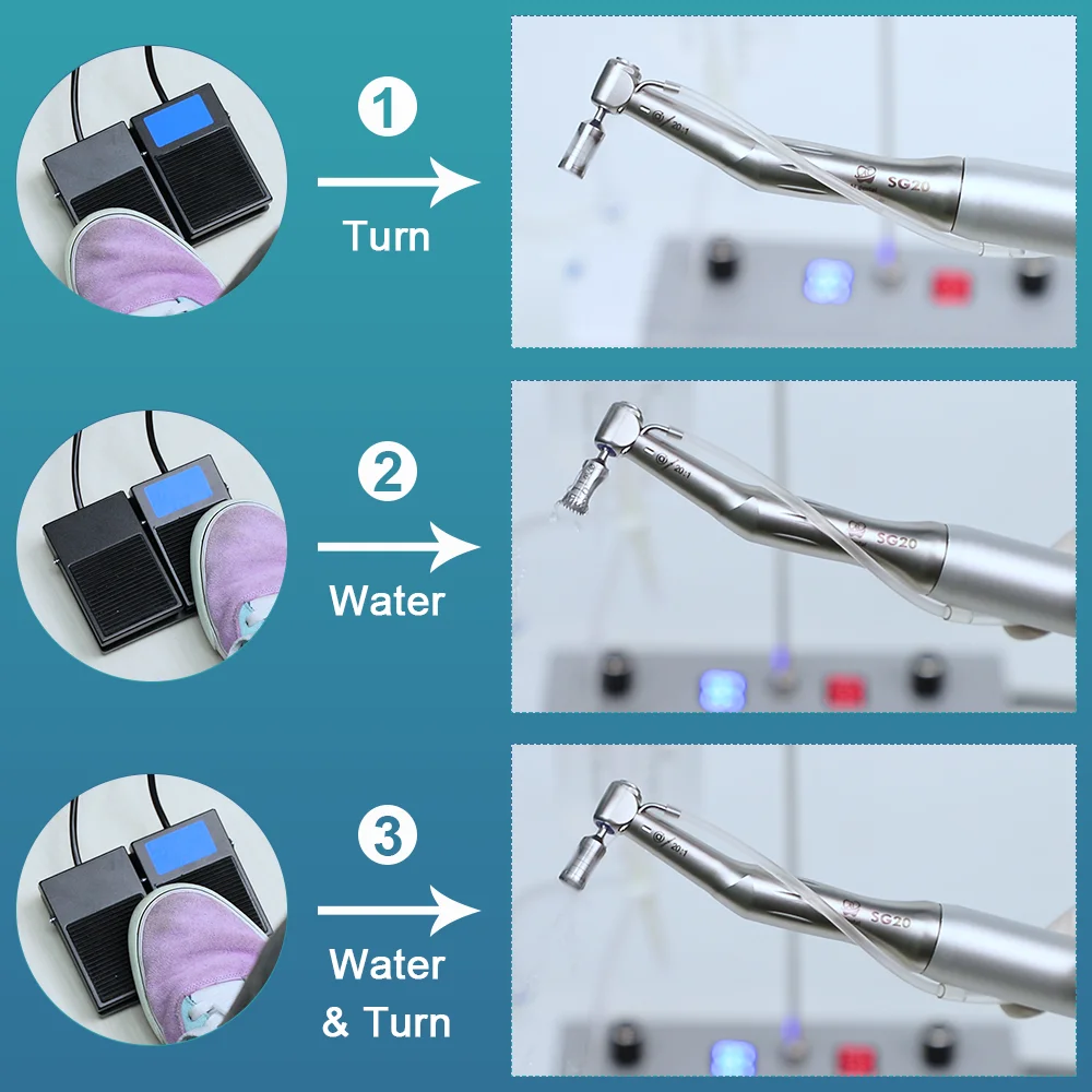 AI-EM-BW Dental self-woda pompująca woda nawadniająca bezszczotkowy silnik e-type Instrument chirurgiczny + nieoptyczny Implant rękojeść zestaw