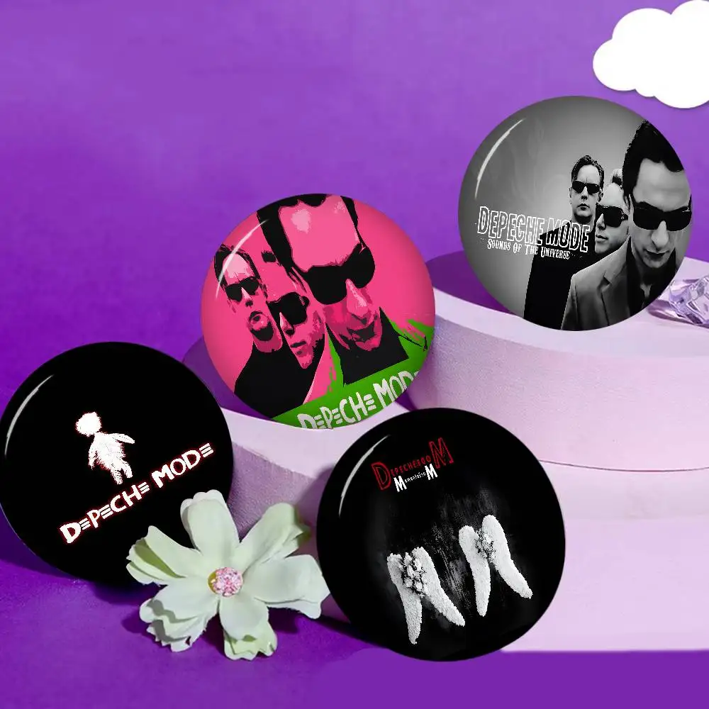 D-depeches Modes Tinplate Pin Button Custom Anime Role Old-school Brooch Cartoon Collar Badge Jewelry Gift Fans