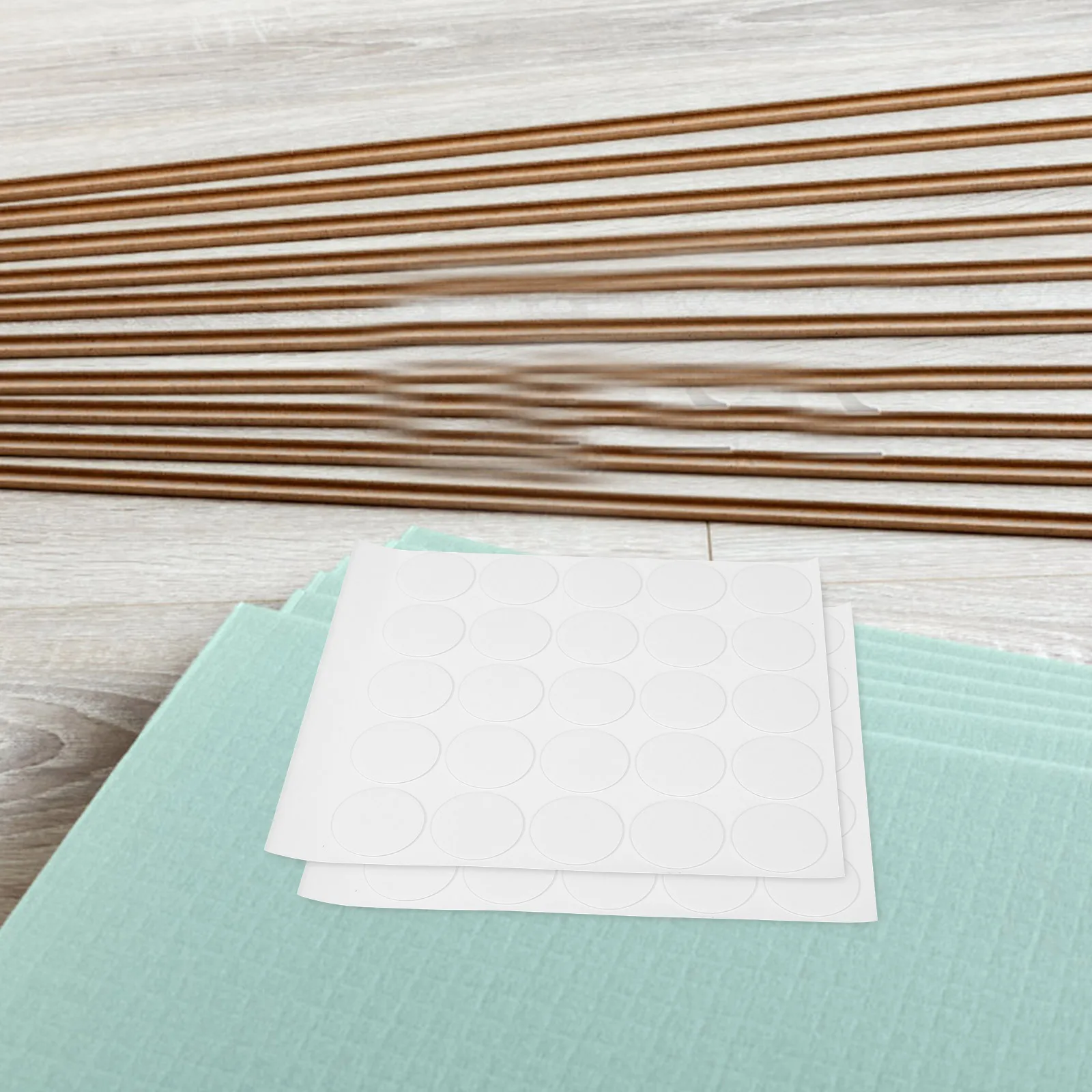 

5 Sheets Double Sided Adhesive Dots Strong Sticky Soundproof Panel Fixers Removable Clear Tape Multi Use Photo Wall Stickers