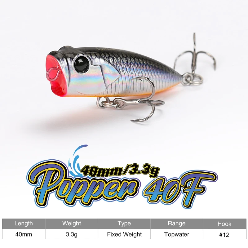 TSURINOYA CATCHER 40F Señuelo de superficie flotante Dog Walk - imagen 2