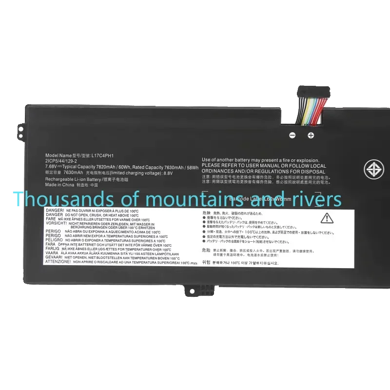 

L17M4PH1 Аккумулятор для ноутбука Lenovo L17M4PH3 L17C4PH1 L17M4PH2 Yoga 7 Pro Yoga C930-13IKB 5B10Q82425 Pro13IKB 7,68 В