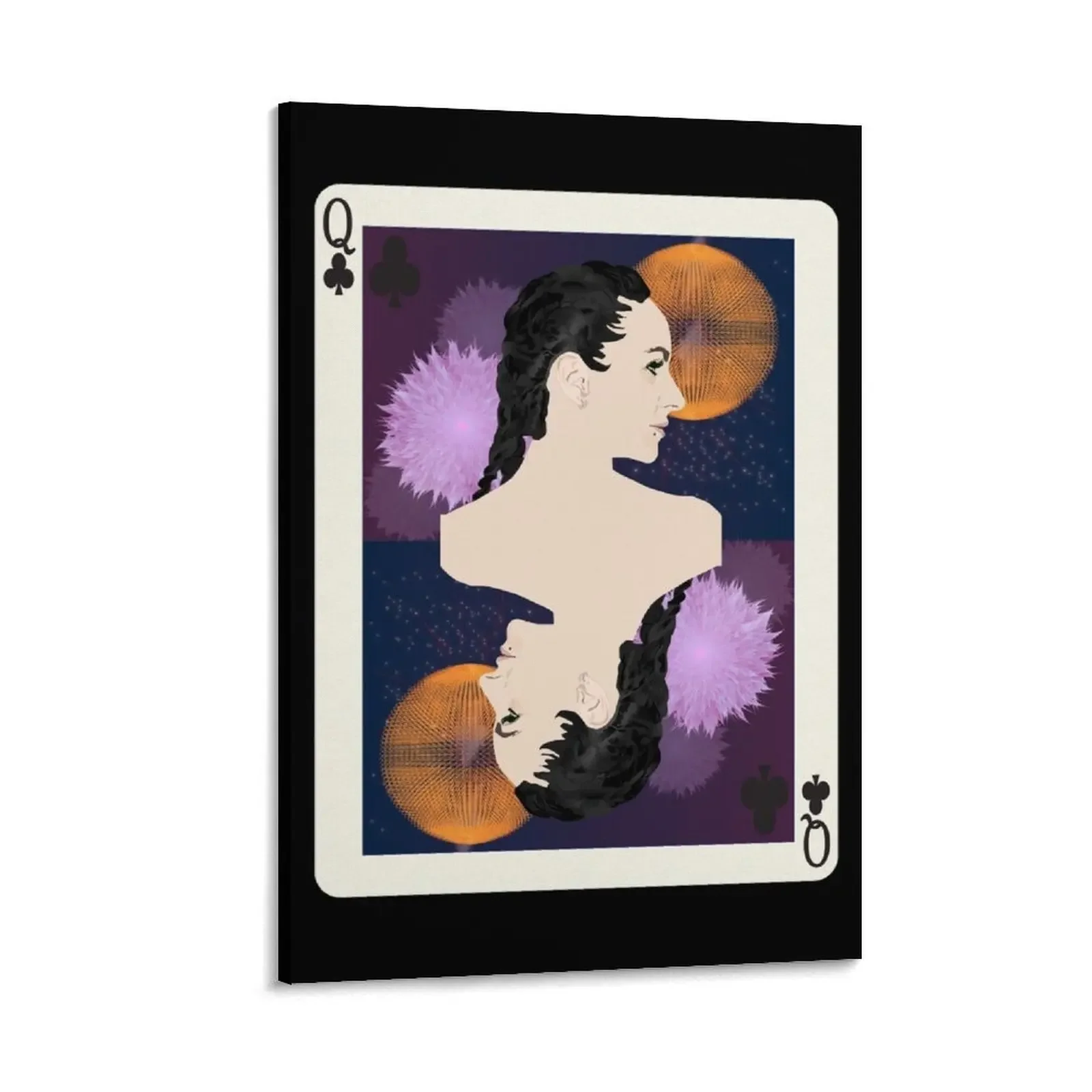 

Hannah Wants Queen of Clubs Canvas Painting Decoration for home house decoration aesthetic room wall frame for living room