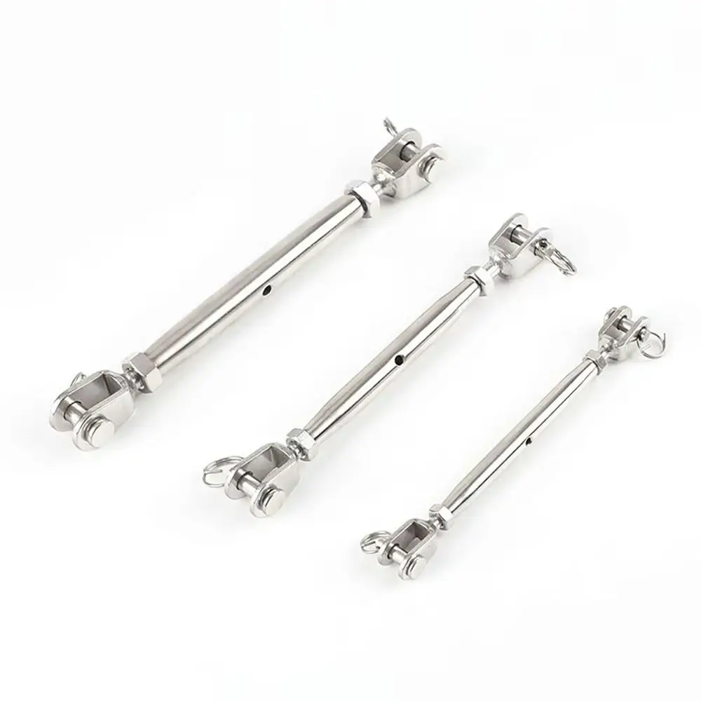1Pcs M5-M24 Closed Body Turnbuckle 304 Stainless Steel Closed Body Rigging Screw Jaw Jaw Rust Resistant