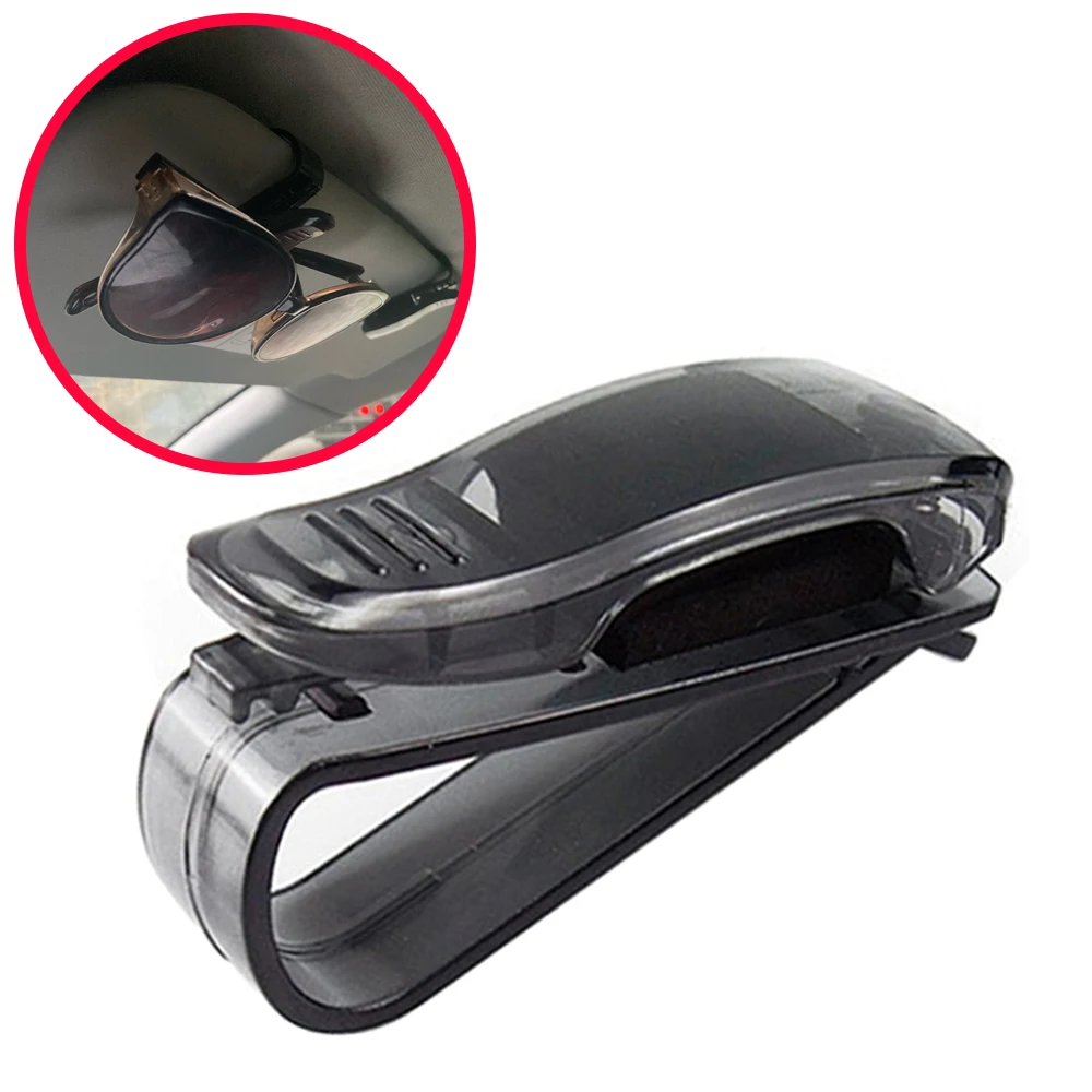 Car Glasses Holder for Sun Visor Sunglasses Holder Eyeglasses Clip Case,Universal Car Visor Glasses Ticket Card Clip Organizer