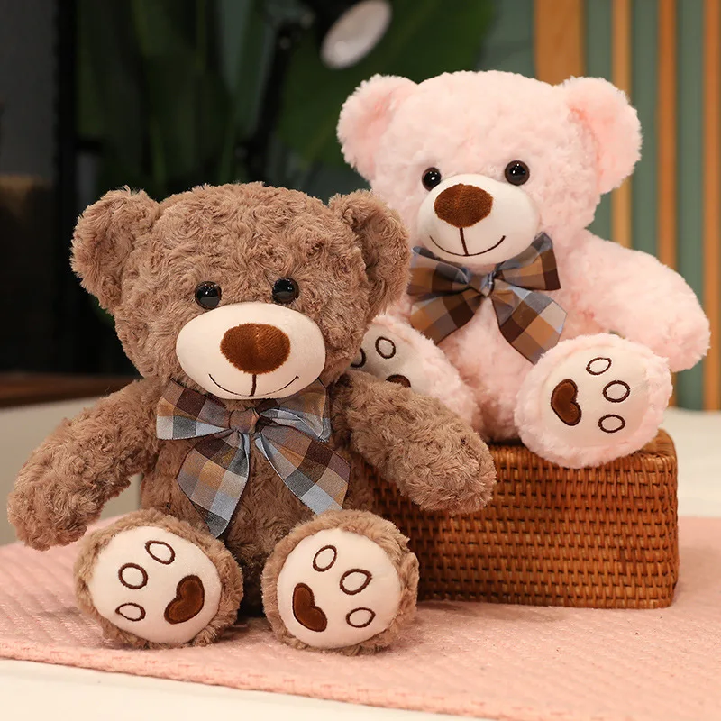 35/50/60CM Nette Klassische Teddybär Plüsch Spielzeug Kawaii Fliege Bär Plushie Kissen Gefüllte Weiche Puppen für Kinder Mädchen Liebhaber Geschenke – Detail 29