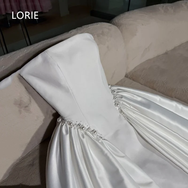 

LORIE Sexy A-line Wedding Dresses Beeding Applique Princess Sleeveless Bridal Gown Backless Wedding Gowns Hot Customized 2025