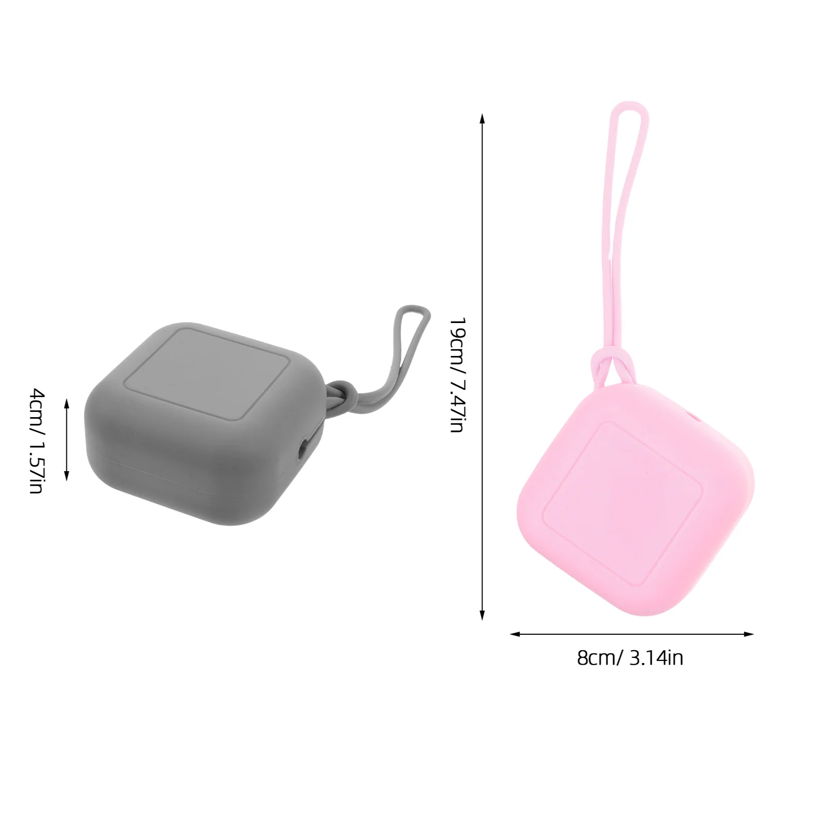 3 قطع من منظم اللهاية الحديثة، حاوية تخزين سيليكون صحية مقاومة للماء لأكياس حفاضات الأطفال والنقل #6