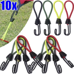 5/10Pcs Outdoor Camping Tent Elastic Rope Hooks Multifunctional Elastic Rope Hook Canopy Tarpaulin Tent Fixed Hook Accessories