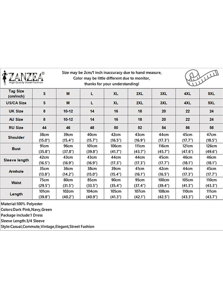 ZANZEA Elegant Fashion Sheer Dresses Shiny Satin V-Neck Lace Patchwork Womens Vestidos 3/4 Flared Sleeve Slim Knee-Length Robes