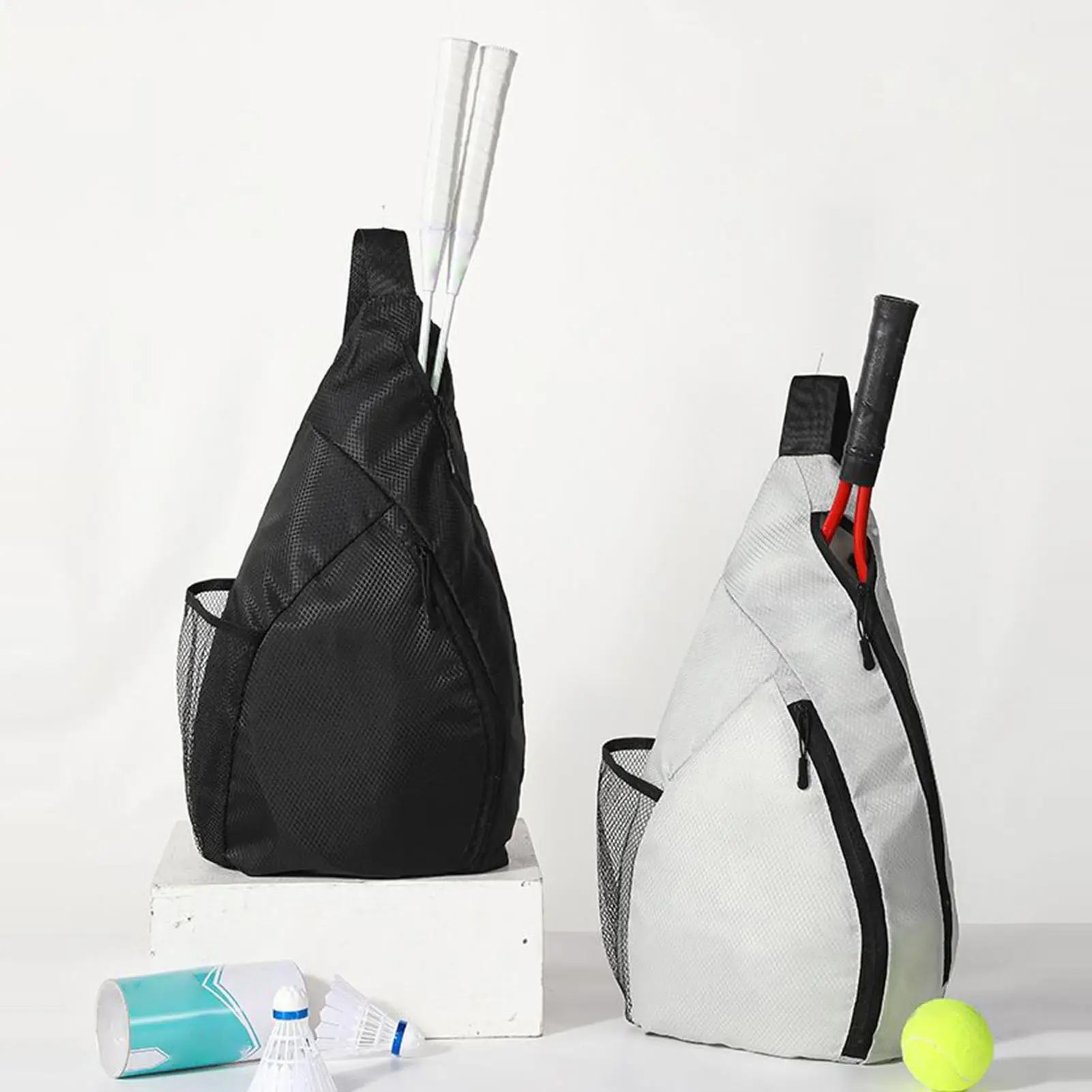 Large Capacity Badminton Backpack with Separate Racket & Shoe Compartments Lightweight Sports Bag for Gym Tournament Club