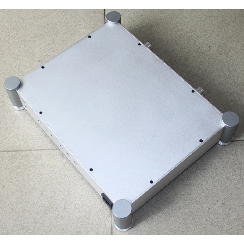 430*340*92mm all -aluminum chassis shell drawing process is suitable for sound amplifier front placing large electronic tube amp