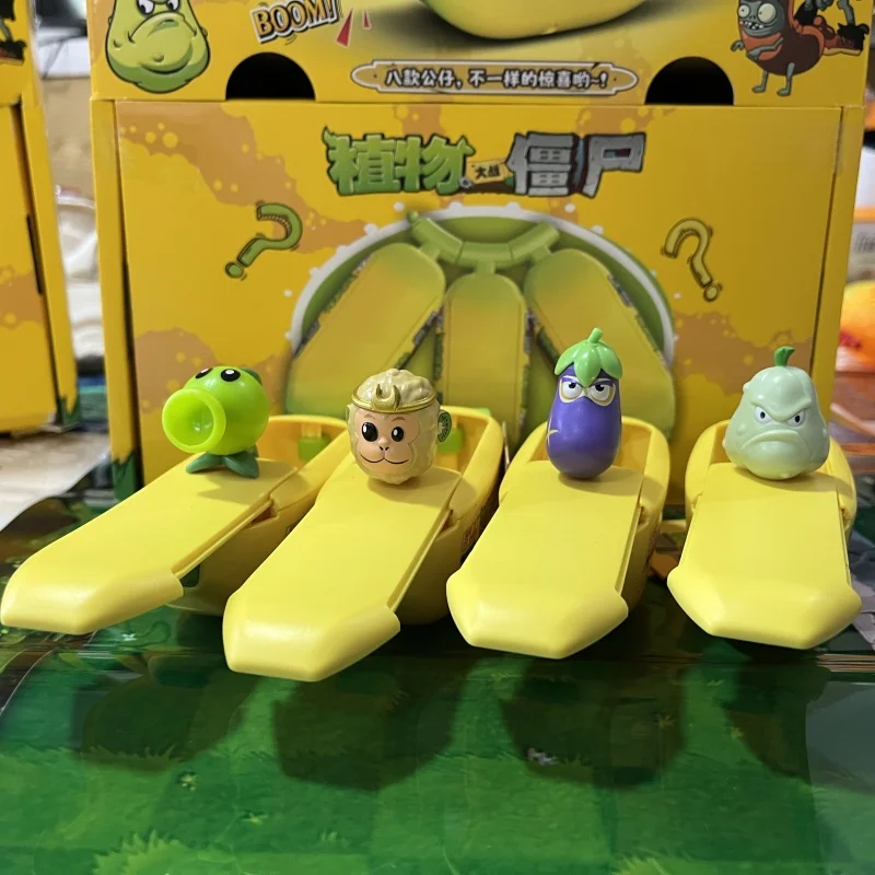 New Plants Vs. Zombies 2 Pvz Banana Blind Box Series Cartoon Game Character Toys Tricky Toys Parent Child Interactive Games Toys