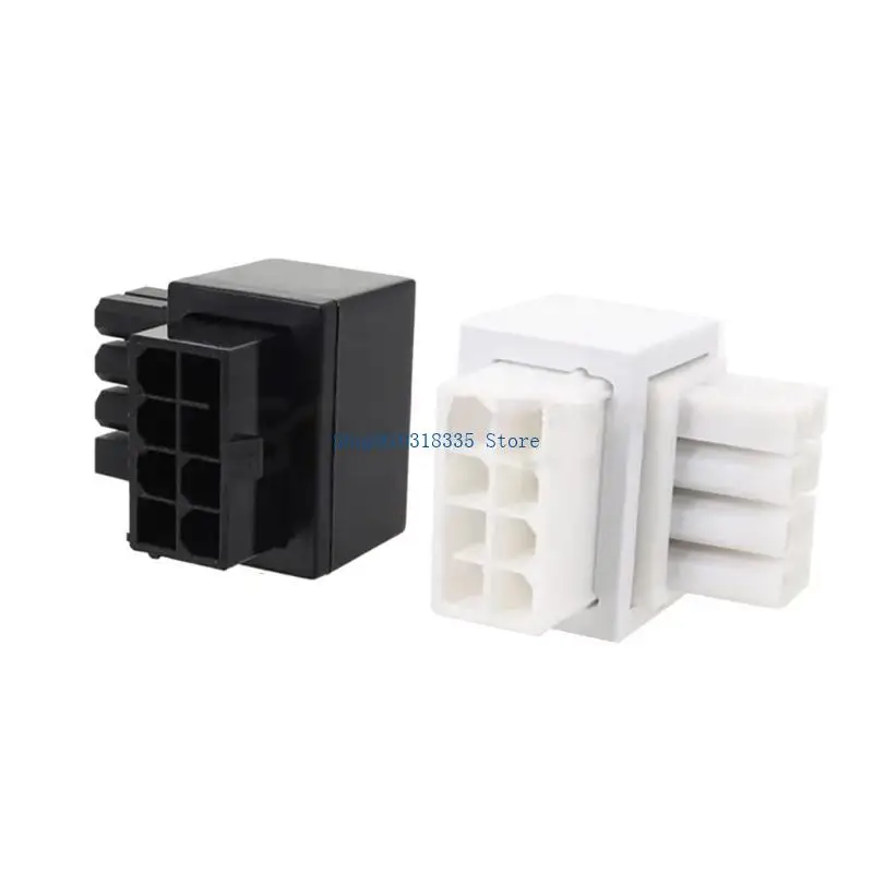 8Pin Female 90 Degree Angled Adapter for Desktops Graphics Card Power Steering