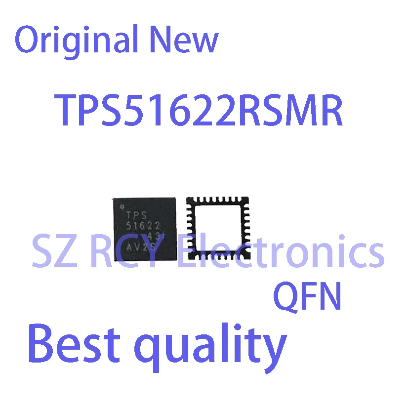 (2 PCS)NEW TPS51622RSMR TPS51623RSMR TPS51621RHAR TPS51621 TPS51622 TPS51623 QFN IC Chip electronic