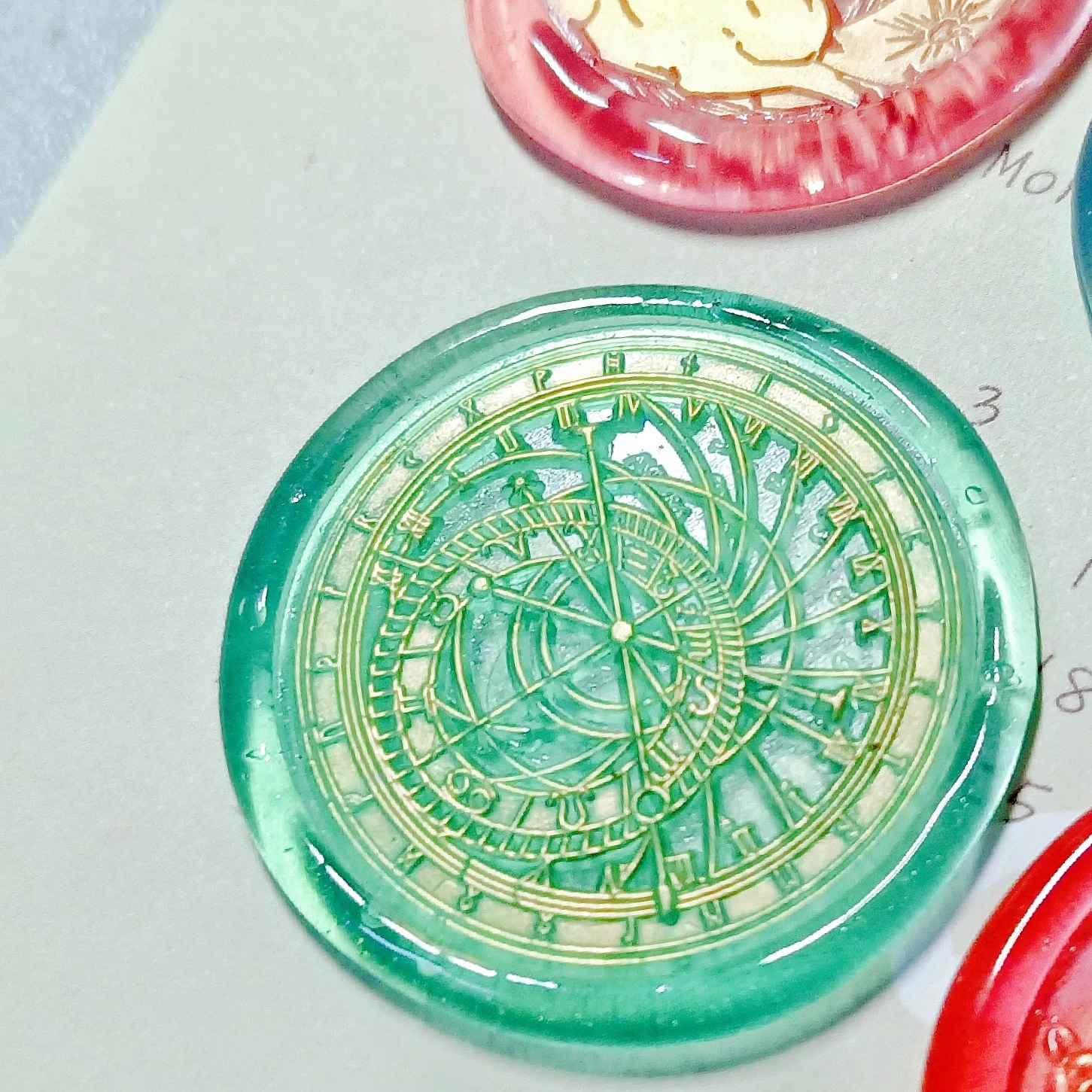 Naxilai 10 Buah Stok 7MM Warna Campuran Stik Karet Parafin Lilin Cat Api Transparan Kaca Panjang 100Mm