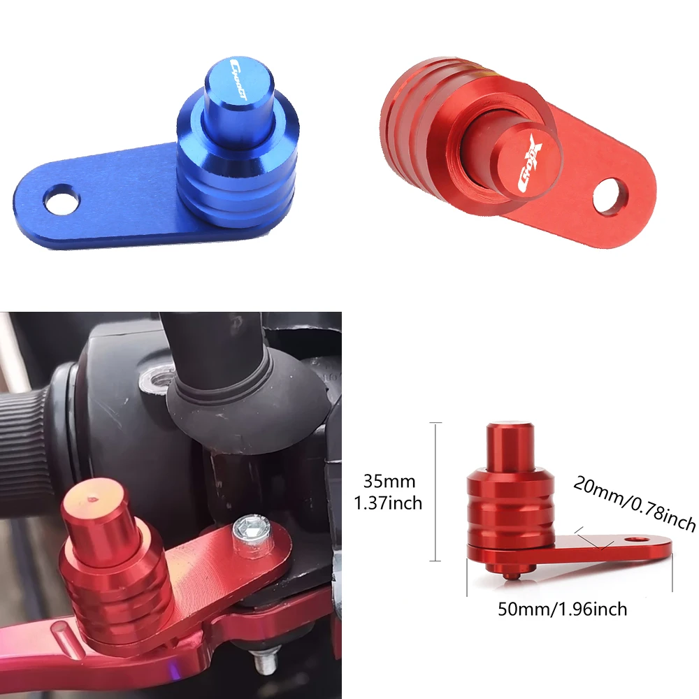 For BMW C400GT C400X C400 GT X Motorcycle Brake Lever Parking Button Semi-automatic Lock Switch Accessories 4 Colors