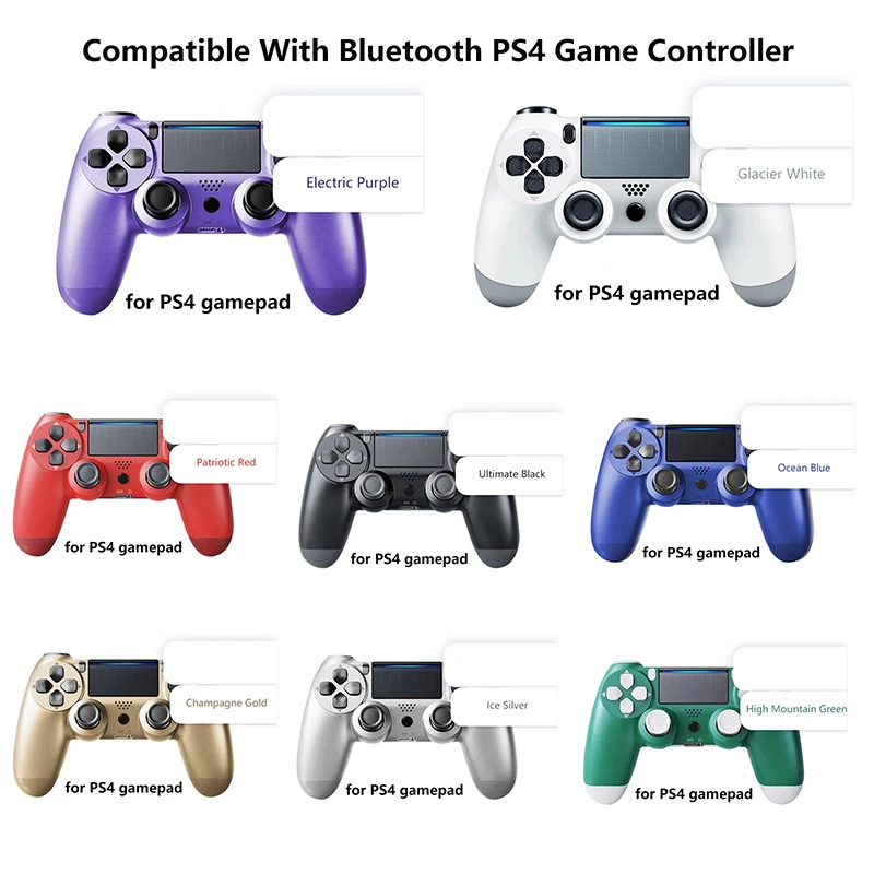 

Wireless Gamepad Controller For PS4 Support Bluetooth Gamepad Dual Vibration For PlayStation4 Joystick Console For PC/Android