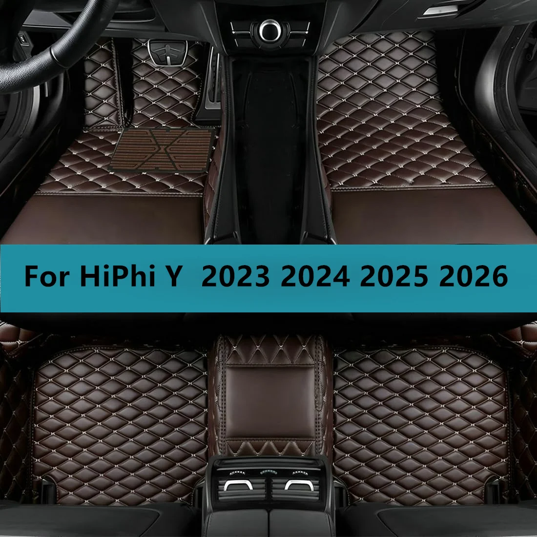 

Автомобильные коврики на заказ для HiPhi Y 2023 2024 2025 2026, коврики для салона автомобиля, аксессуары, кожаный ковер