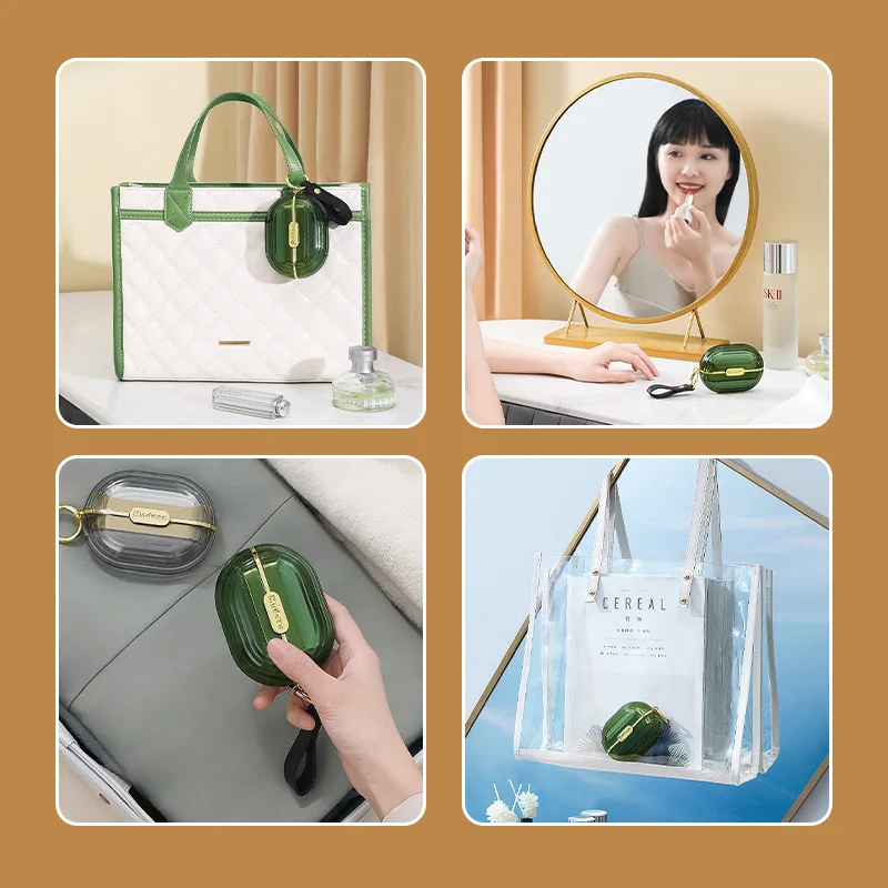 Picture 7: Portable Tearable Roll Paper Sticky Roller, Dust Wiper, Mini Lint Remover, Brush for Travel