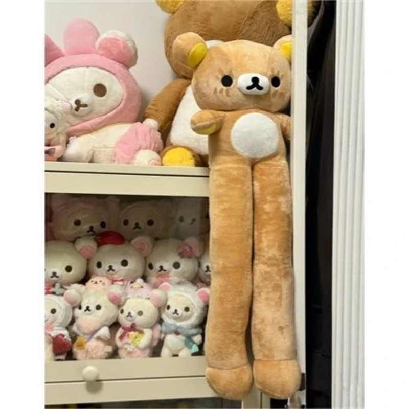 

35cm Japanese Bear Rilakkuma Plush Doll Ultra Soft Pillow Funny Companion Comfort Toy Gift For Kids Adults