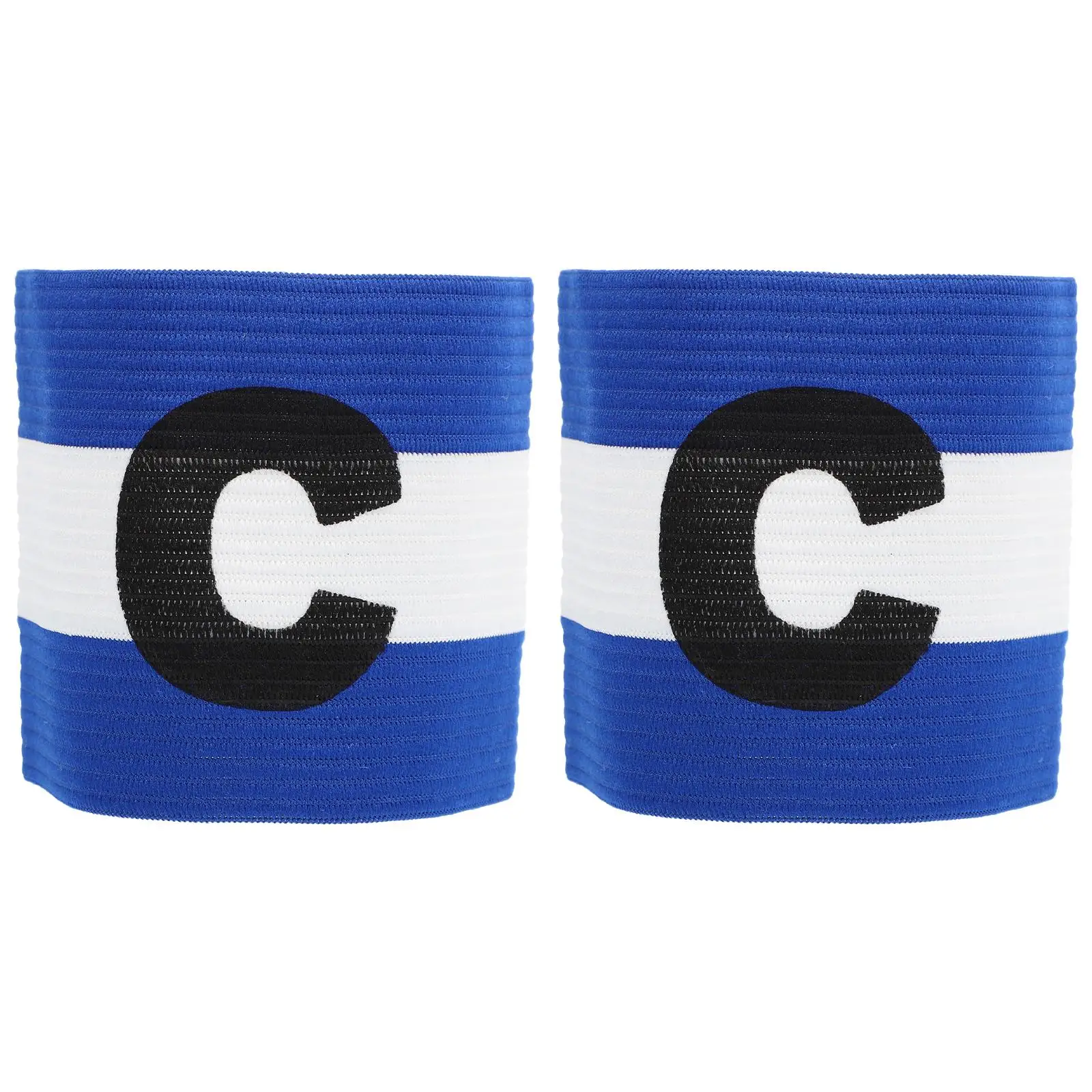 2Pcs 축구 캡틴 완장 프리미엄 나일론 스포츠 용품 축구 리더 팔 밴드 팀 기어 경량 안티 드롭 디자인