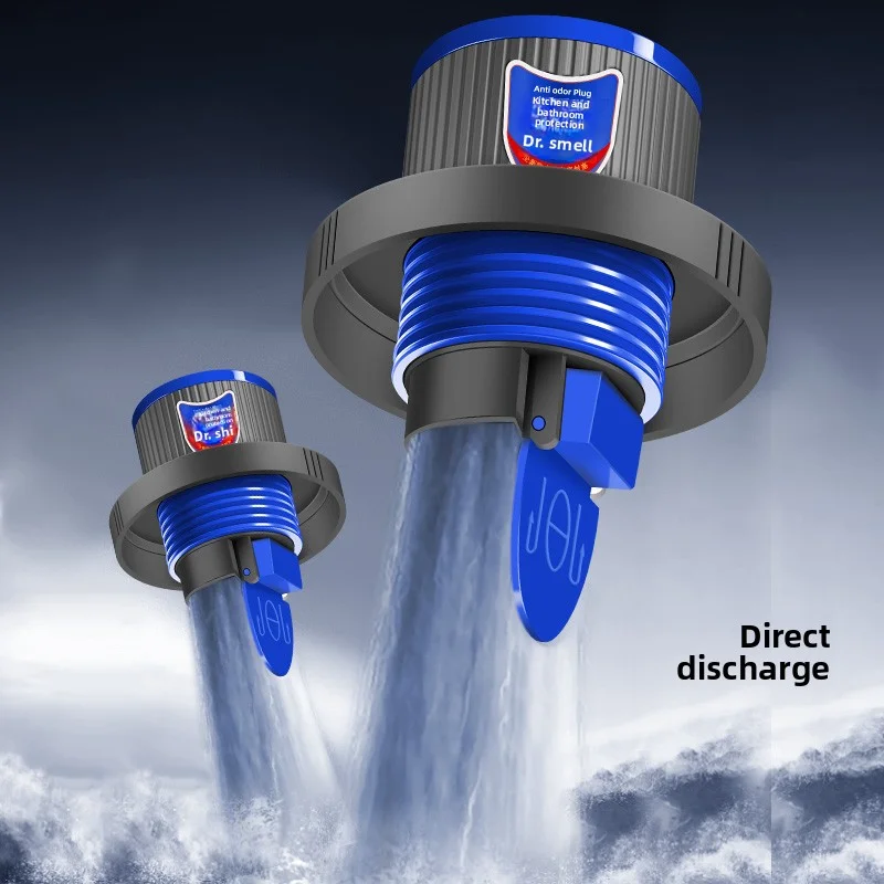 

Gravity Drain Odor Plug: Multi-Seal Anti-Odor/Insect, Plug & Play for Kitchen/Bathroom