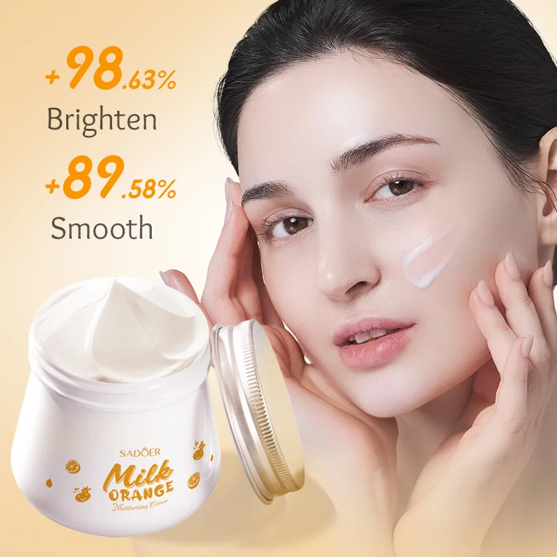 80g Milk Face Carem Whitening Anti Wrinkle Moisturizing Nourish Skin Cream Face Skin Care Korean Cosmetics Beauty Health