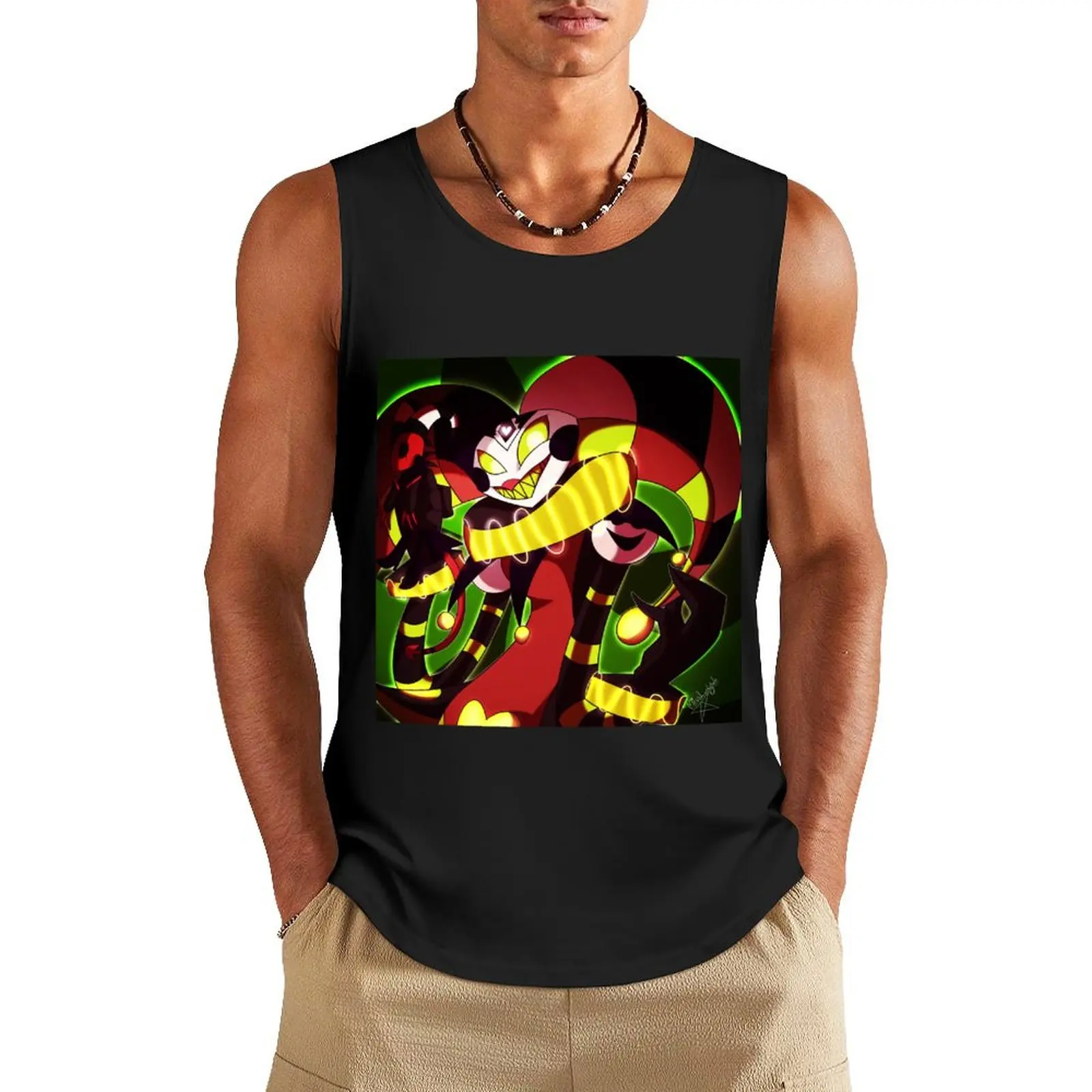 

Helluva Boss - Fizzarolli Tank Top sexy clothes men sleeveless man shirts Men's gym clothing Man summer clothes