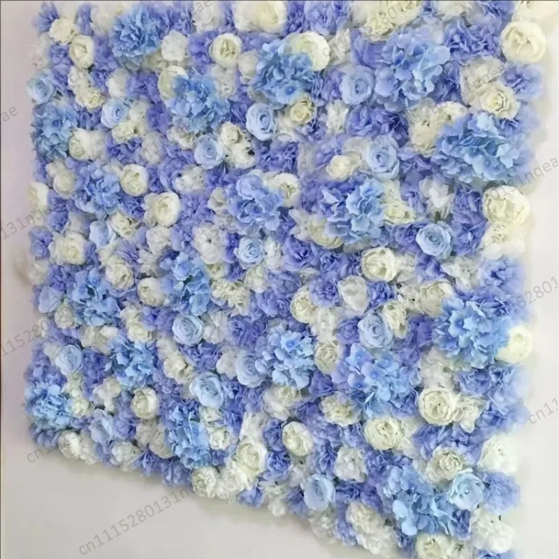 Artificial Rose Flower Wall Panel 50x50cm Home Decor Silk Rose Wall Backdrop Wedding Shop Display DIY Decor