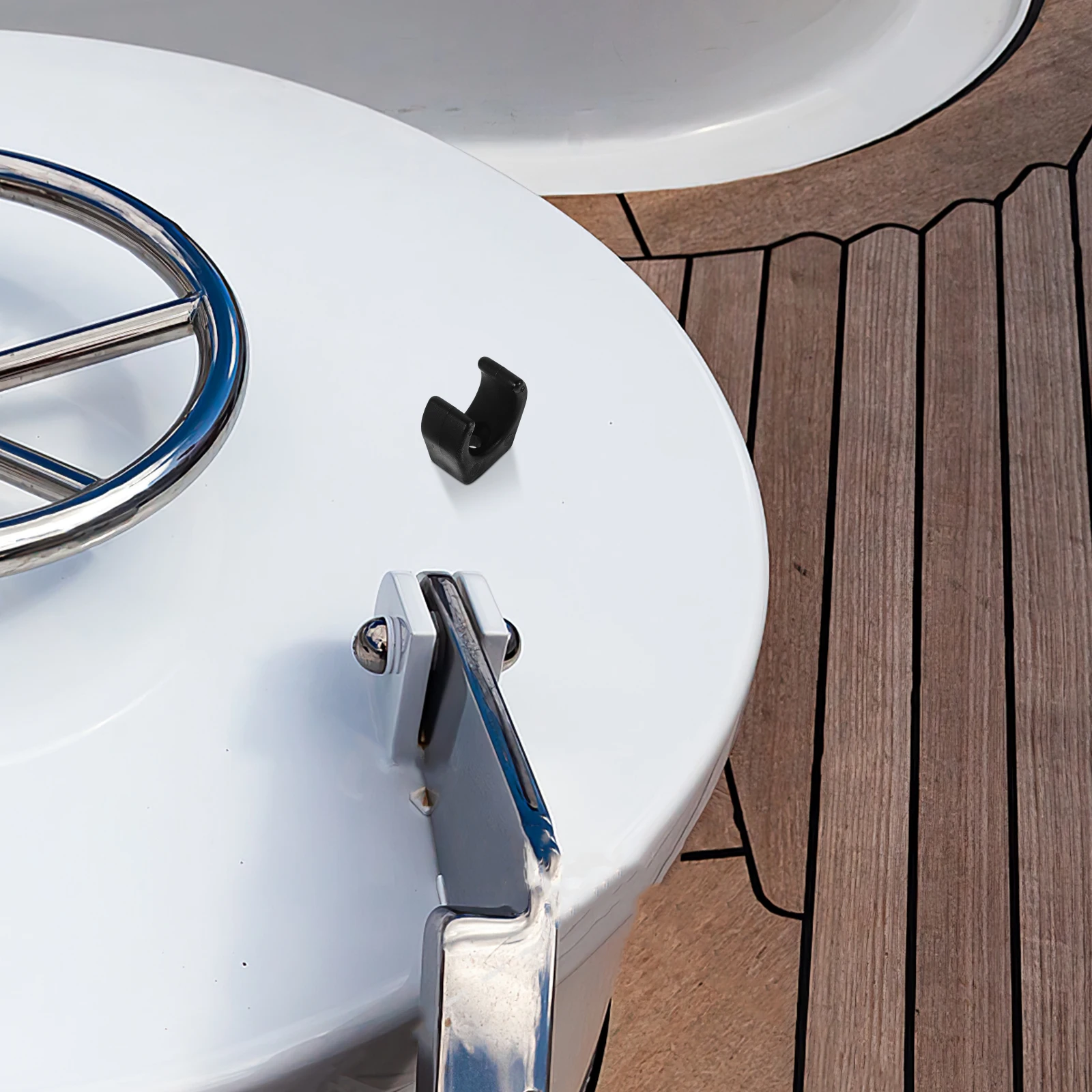 

Nylon Marine Clamp Durable Pipe Buckle for Yacht Boat Long Use Sturdy Holder Easy Installation Household Application