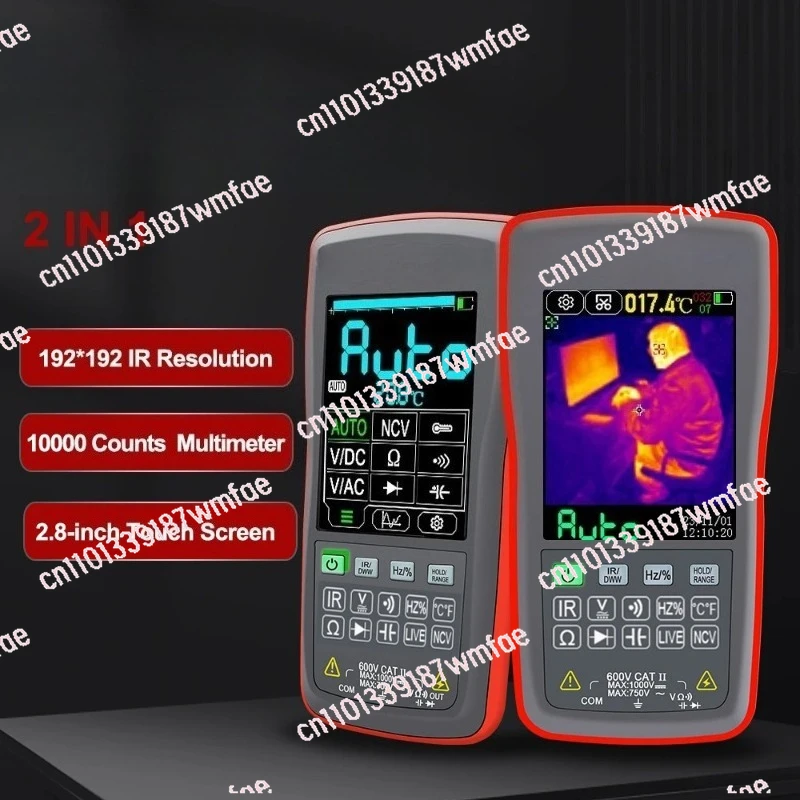 Thermal Imager Multimeter Upgraded 192 * 192 Resolution Thermal Imaging Multimeter 2 in 1