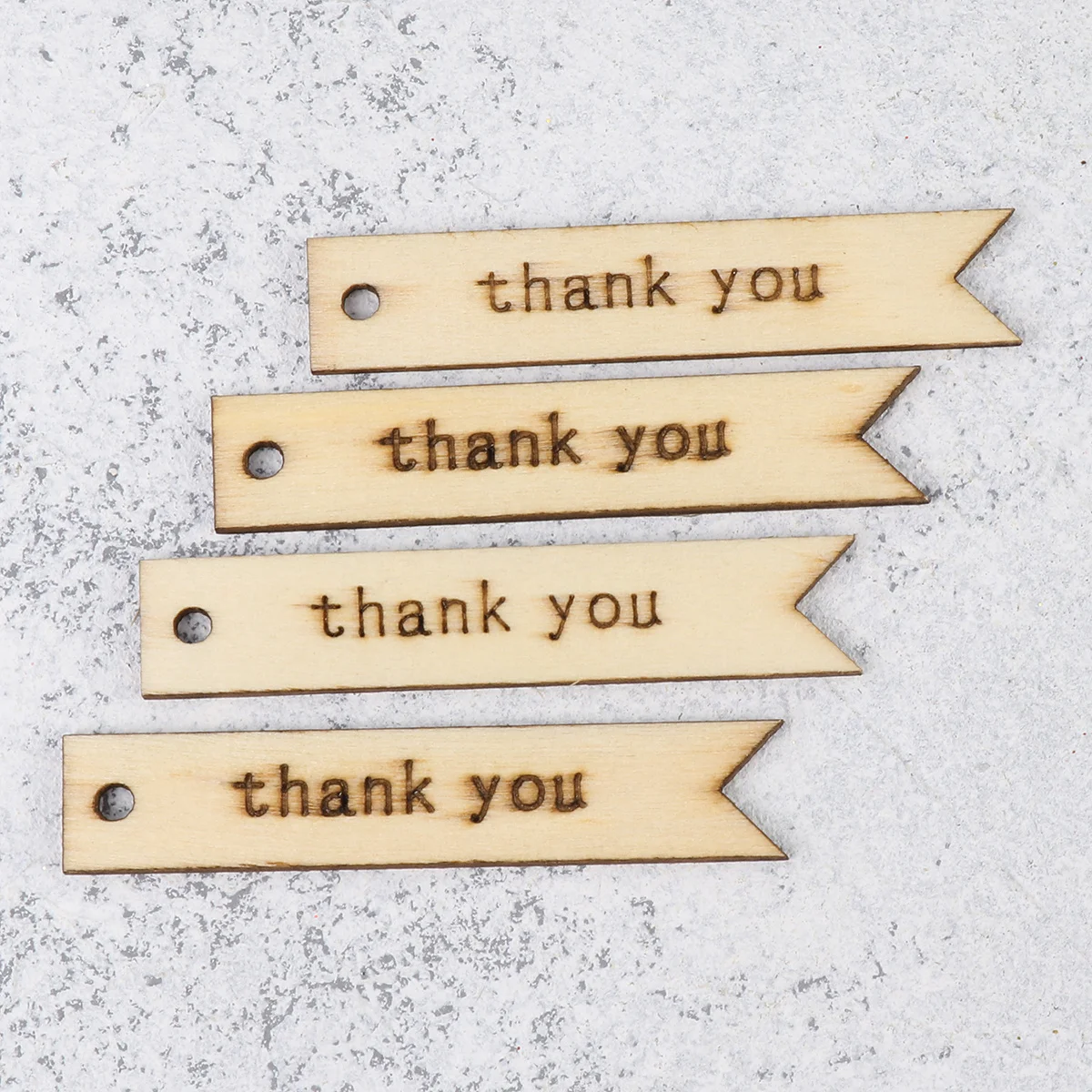 

60Pcs Letter Wood Cutouts Smooth Surface DIY Craft Decorations Photo Props Wedding Christmas Ornaments Wooden Tag Pendant