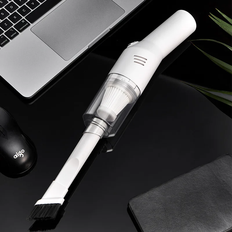 자동차 진공 청소기 무선 충전 자동차 습식 및 건식 미니 애완 동물 털 휴대용 총