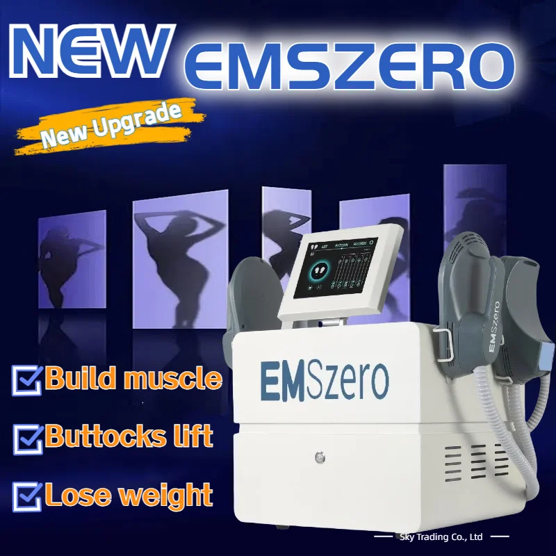 2024 Newest Portable EMSZERO RF Power 6500W Weight Loss Muscle Stimulating Fat Removal Body Sculpt Machine EMSzero