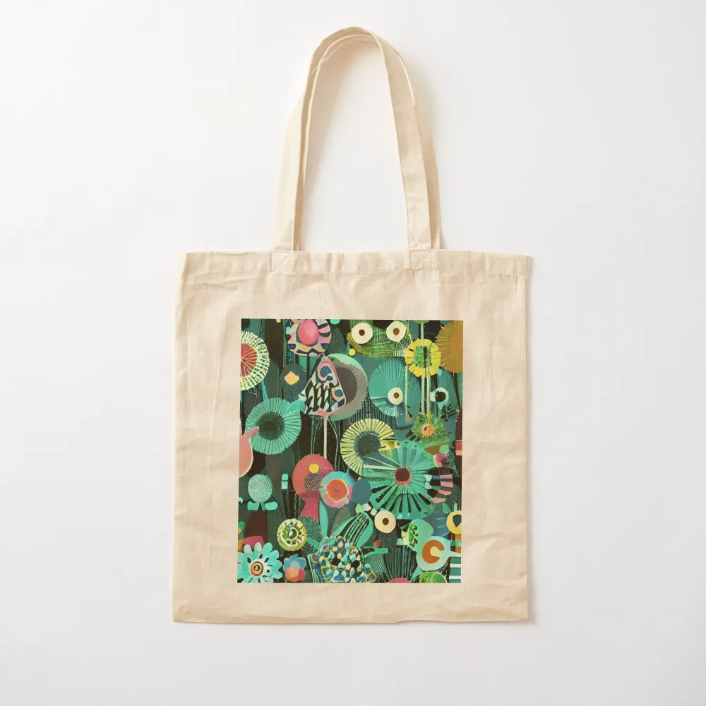 

whimsical flowers 3 Tote Bag canvas bags bags for women free delivery bags the tote bag Canvas Tote Bag