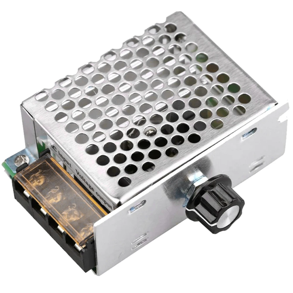 

4000W Thyristor Electronic Voltage Regulator Controller with Case AC 220V Electronic Voltage Regulator Control Switch High Power