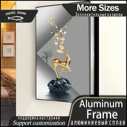 Electric Meter Box Home Decoration Accessories Painting Poster Wall Art Print With Frame Decor Picture Chinese Living Room Moden