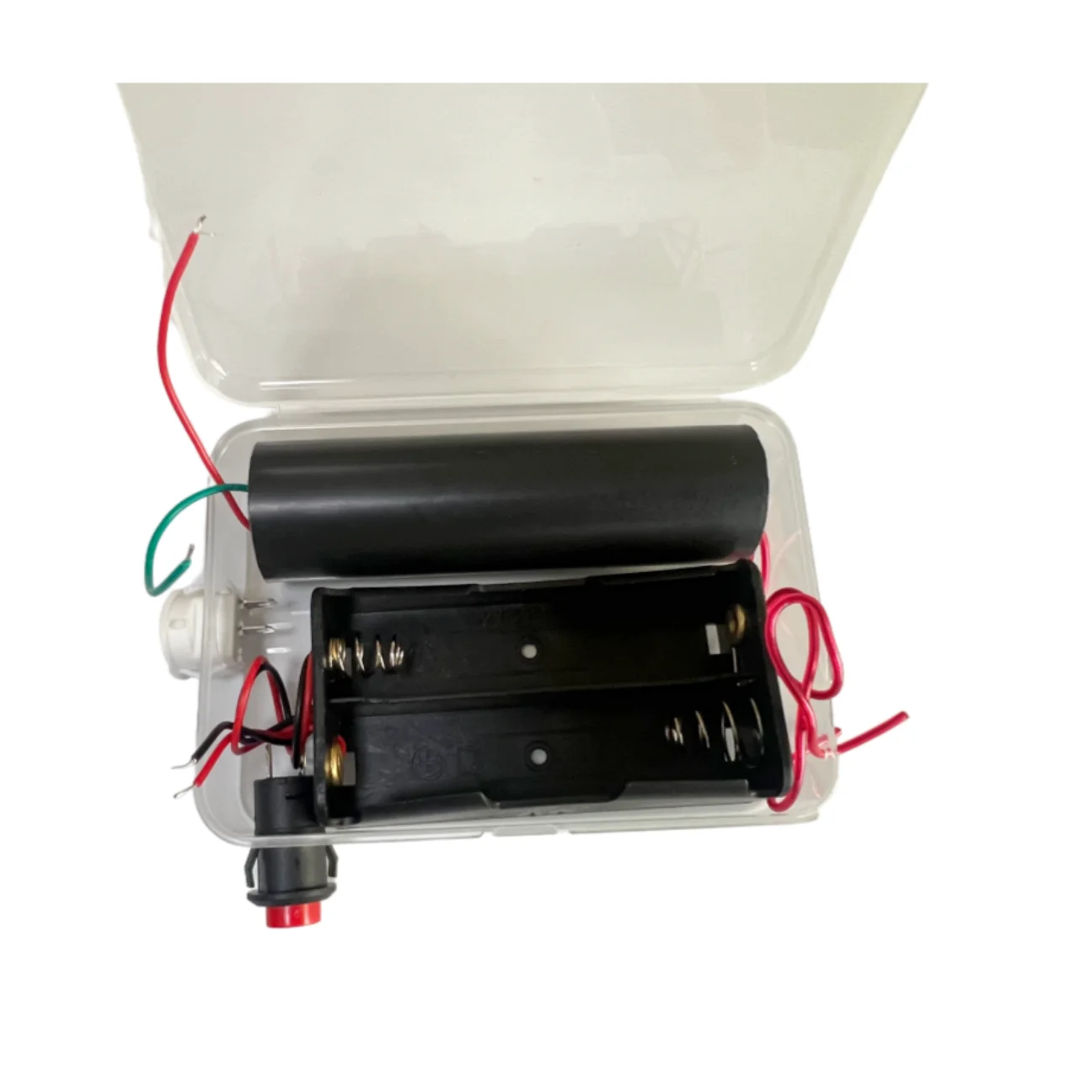 1000kV two-section 18650 battery power supply kit with transparent storage box