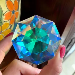 60mm Crystal Pendant Rainbow Maker Windows Hanging Glass Prism Suncatcher Faceted Chandelier DIY Wedding Home Garden Decor