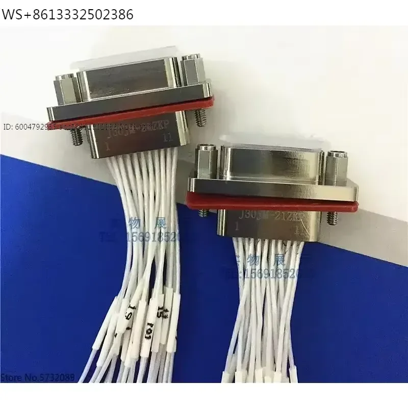 J30JM rectangular connector J30JM-21TJL J30JM-21ZKP 21 core plug socket connector