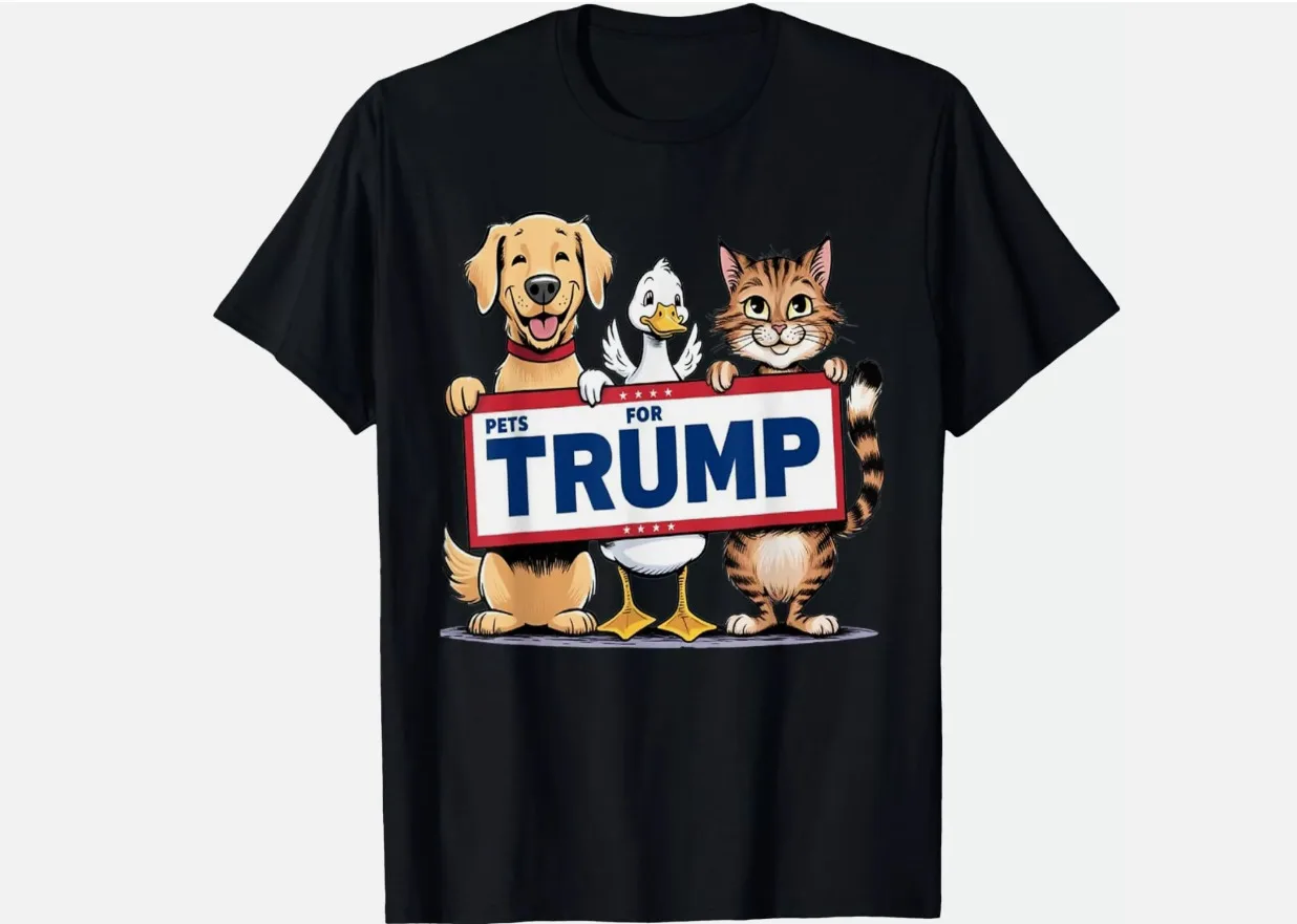 Cute Cat Duck Dog Dets for Trump T-Shirt