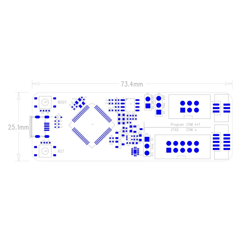 Program Alat Debug Espressif JTAG Esp-prog Unduh