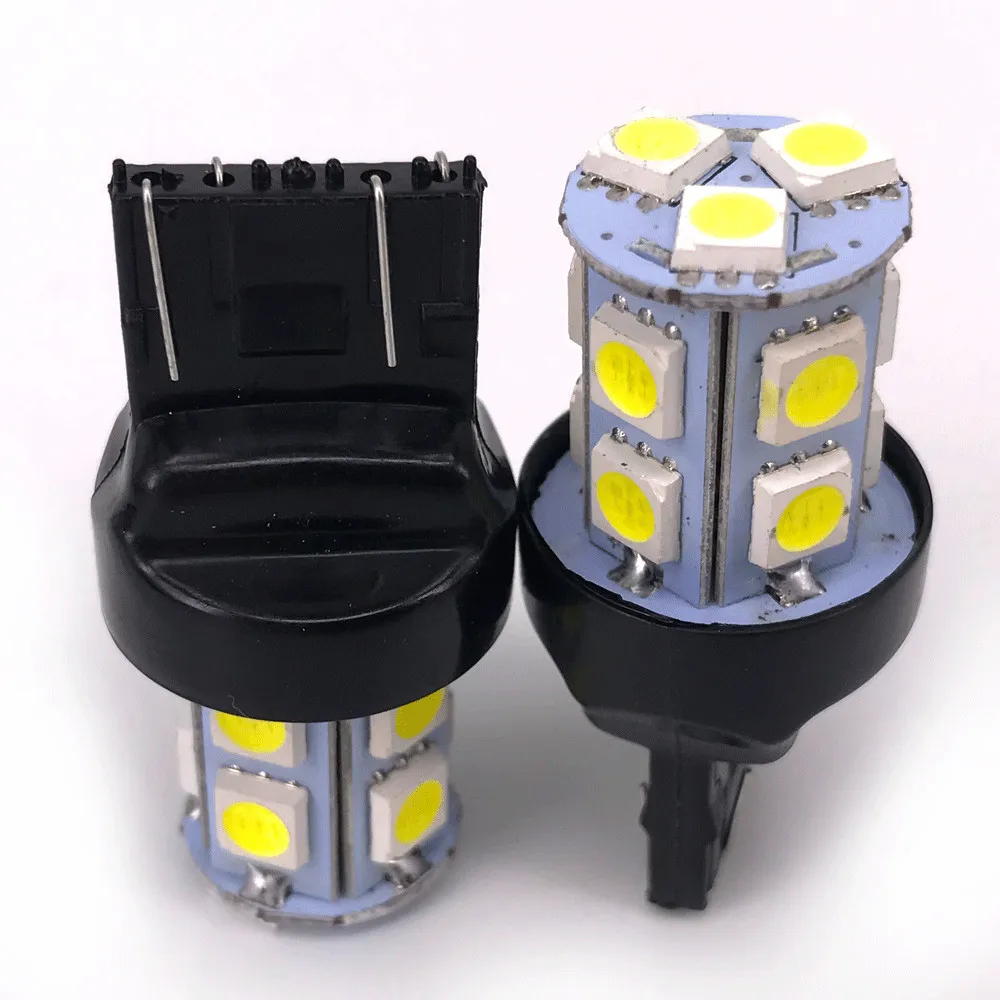 

350PCS T20 W21/5W 7443 7440 5050 13 SMD LED Car Auto Light Source Brake Parking Reverse Lamp Bulb 12v