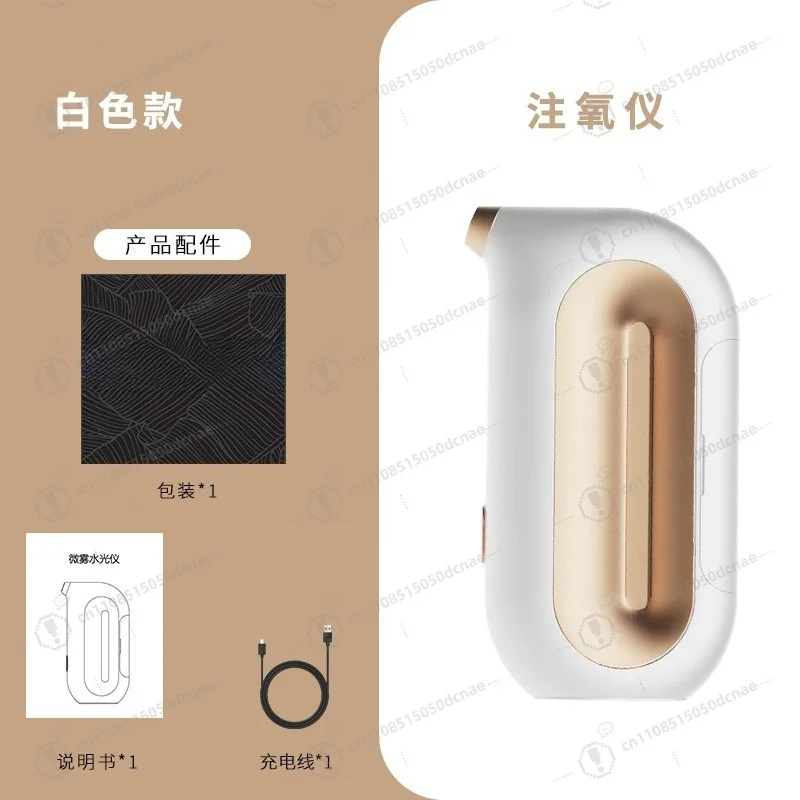 Portable High Pressure Nano Mist Sprayer Home Face Hydration Injector Beauty Tool Handheld