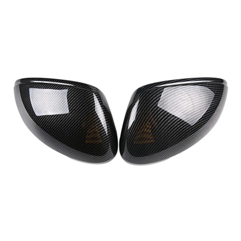 

2Pcs Side Rear View Mirror Cover Trim for Porsche Macan 2011-2021 Carbon Fiber Side Wing Mirror