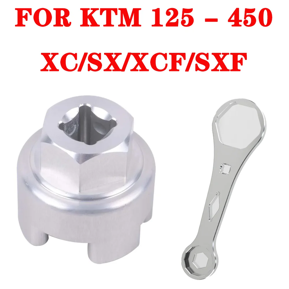 

Motorcycle Fork Cap Wrenchs Shock Absorber Repair Removal Tool Multifunctional Spanner For GasGas MC MCF 125 350 450 2024 2025